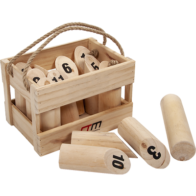 Number Toss Wooden Set Outdoor Games with Carry Case