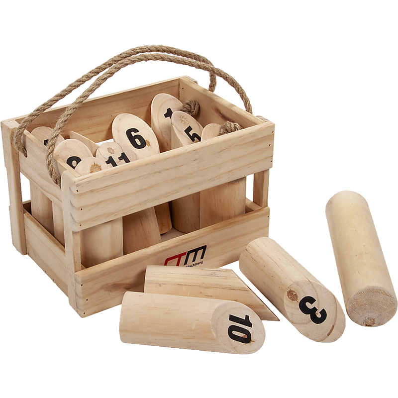 Number Toss Wooden Set Outdoor Games with Carry Case