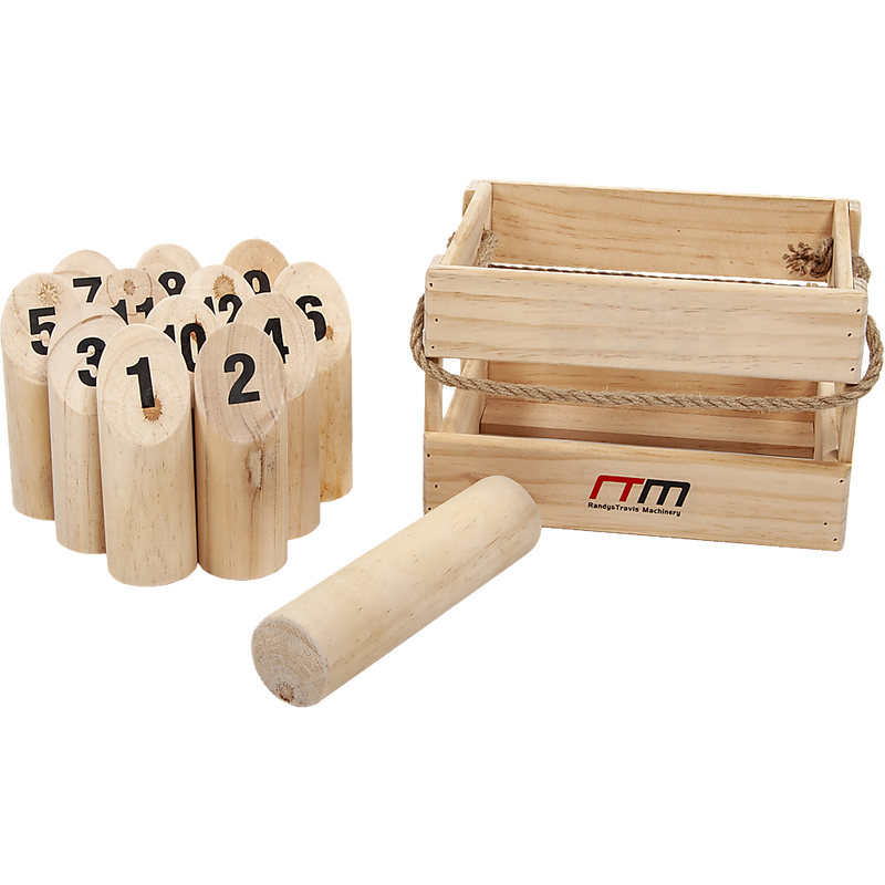 Number Toss Wooden Set Outdoor Games with Carry Case