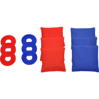 2-in-1 Three-Hole Bags and Washer Toss Combo Cornhole Portable Outdoor Games