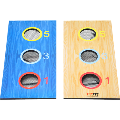 2-in-1 Three-Hole Bags and Washer Toss Combo Cornhole Portable Outdoor Games