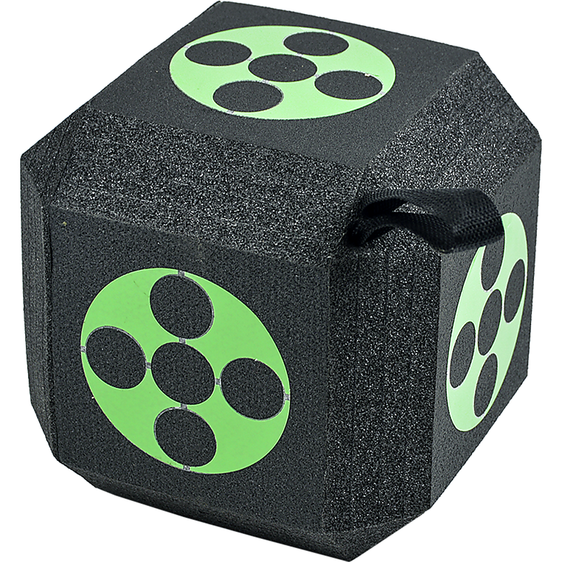 Archery 3D Dice Target Cube Reusable 18 Sides 23CM Self Healing XPE Foam Target