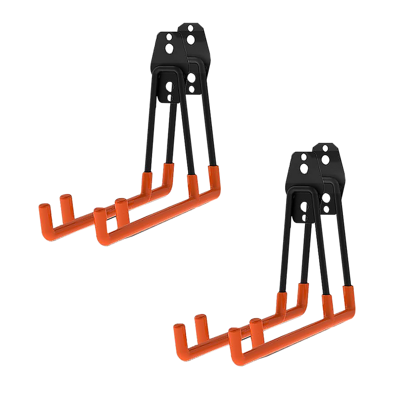 12-Pack Wall Mount Garage Hooks Tool Storage Workshop Organiser Heavy Duty Steel