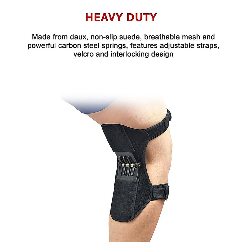 Power Knee Stabiliser Pad Lift Joint Support Powerful Rebound Spring Force