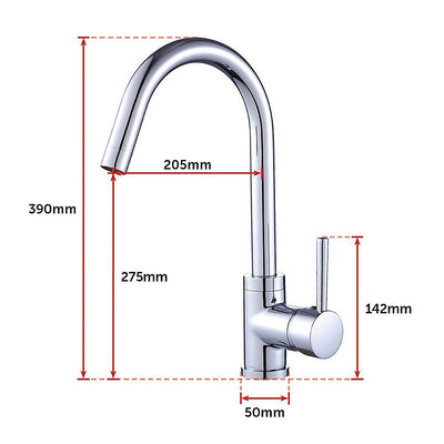 Kitchen Mixer Tap Faucet for Basin Laundry Sink