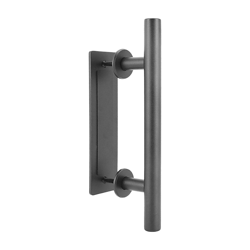 Carbon Steel Door Handle & Flush Pull Wood Door Gate Hardware 12"