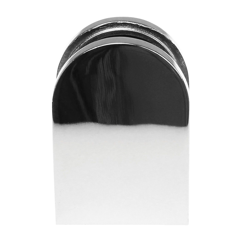 Chrome Bracket for Glass Balustrade Panels - Set of 2