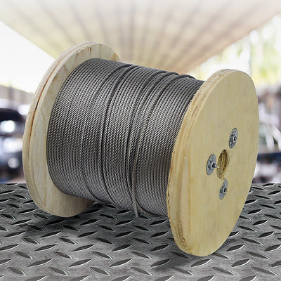 Marine Stainless Steel Wire G316 Wire Balustrade Cable Rope 3.2mm 7x7 Decking