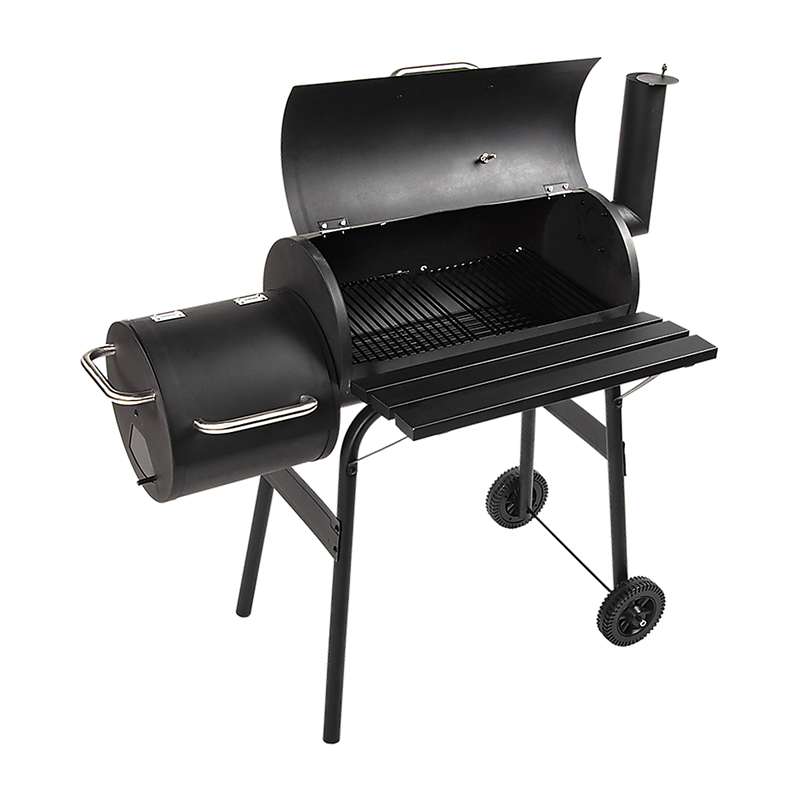 BBQ Smoker Charcoal Grill Roaster Portable Outdoor Camping Barbecue 2in1