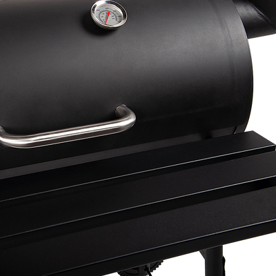 BBQ Smoker Charcoal Grill Roaster Portable Outdoor Camping Barbecue 2in1