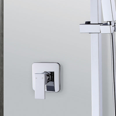 Shower Bath Mixer Tap Bathroom WATERMARK Approved - Chrome