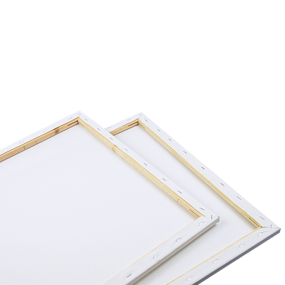 5 pack of 50x60cm Artist Blank Stretched Canvas Canvases Art Large White Range Oil Acrylic Wood