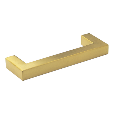 15x Brushed Brass Drawer Pulls Kitchen Cabinet Handles - Gold Finish 96mm