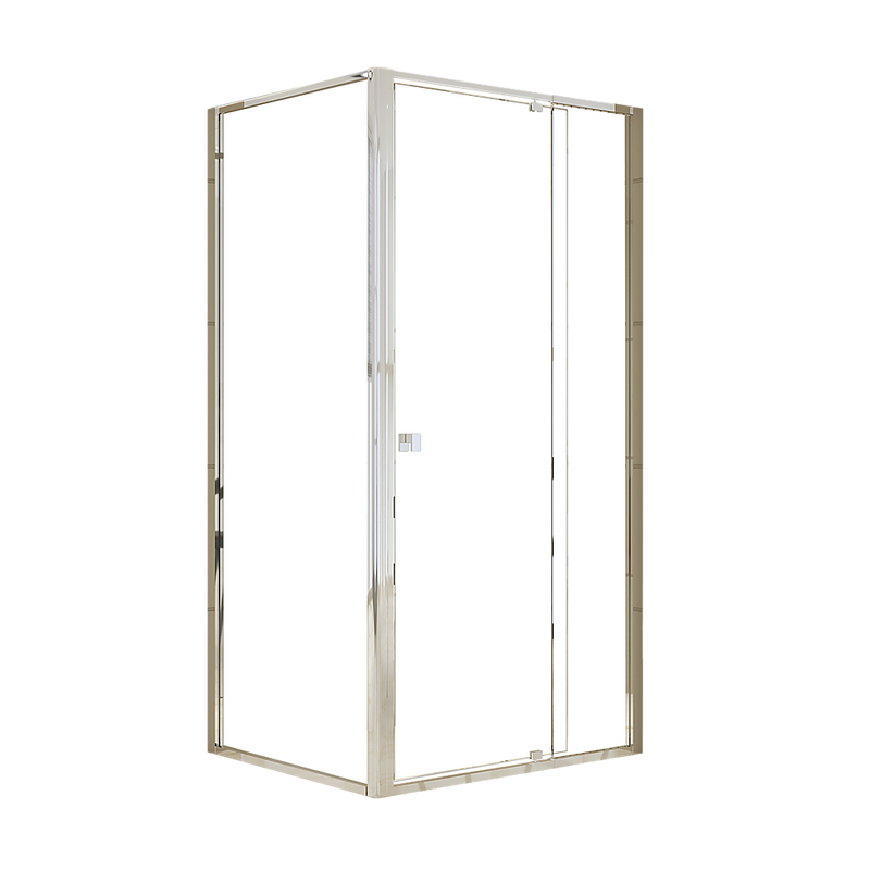 Semi Frameless Shower Screen (98~106)x 195cm & (77~80)x 195cm Side AS/NZS Glass