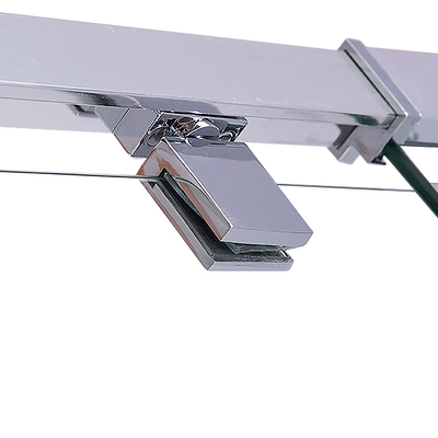Adjustable Semi Frameless Shower Screen (114~122) x 195cm Australian Safety Glass