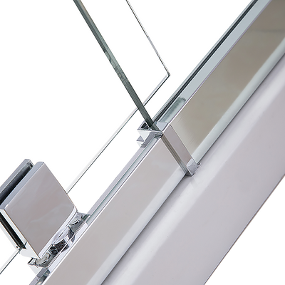 Adjustable Semi Frameless Shower Screen (82~90) x 195cm Australian Safety Glass