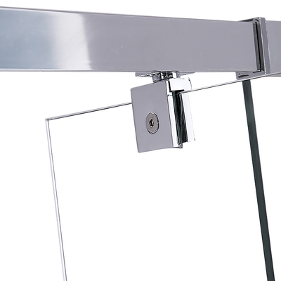 Adjustable Semi Frameless Shower Screen (82~90) x 195cm Australian Safety Glass