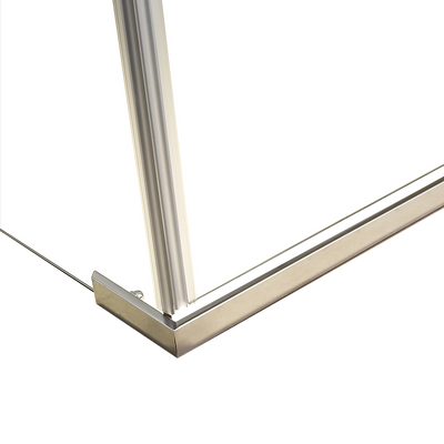 Shower Screen 1200x700x1900mm Framed Safety Glass Pivot Door By Della Francesca