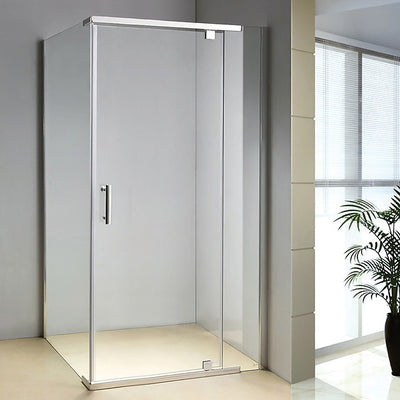 Shower Screen 1200x800x1900mm Framed Safety Glass Pivot Door By Della Francesca