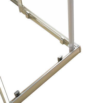 1000 x 1200mm Sliding Door Nano Safety Glass Shower Screen By Della Francesca