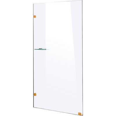 700 x 2000mm Frameless 10mm Safety Glass Shower Screen
