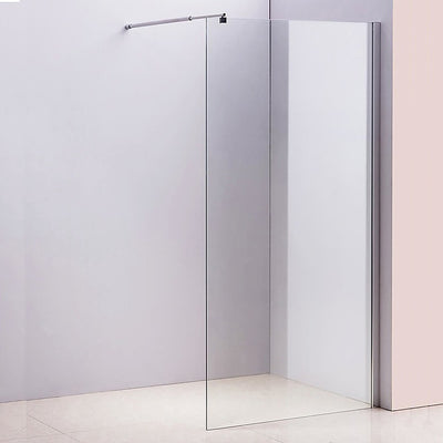 1100 x 2000mm Frameless 10mm Safety Glass Shower Screen