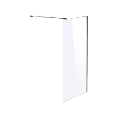 1000 x 2100mm Frameless 10mm Safety Glass Shower Screen