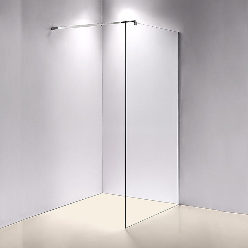 1200 x 2100mm Frameless 10mm Safety Glass Shower Screen