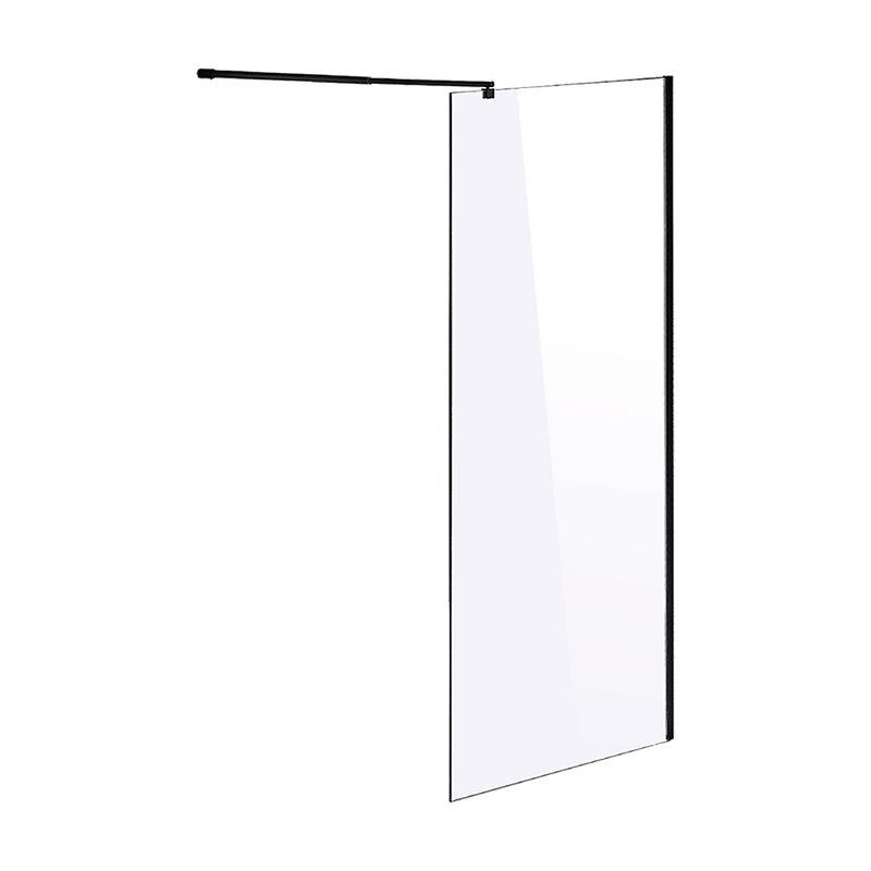 1000 x 2100mm Frameless 10mm Safety Glass Shower Screen