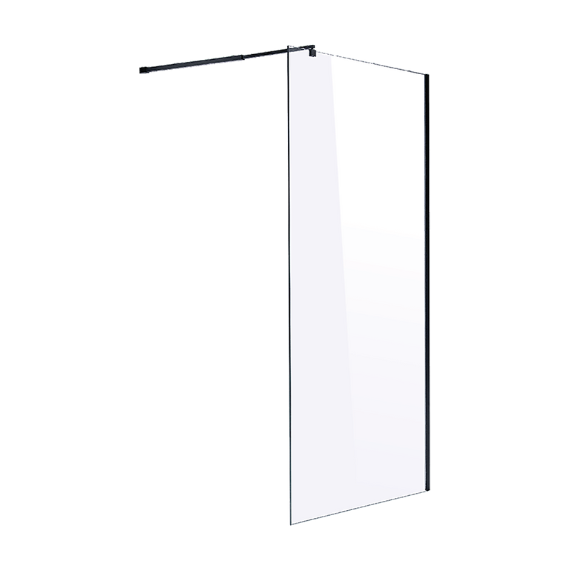 1100 x 2000mm Frameless 10mm Safety Glass Shower Screen