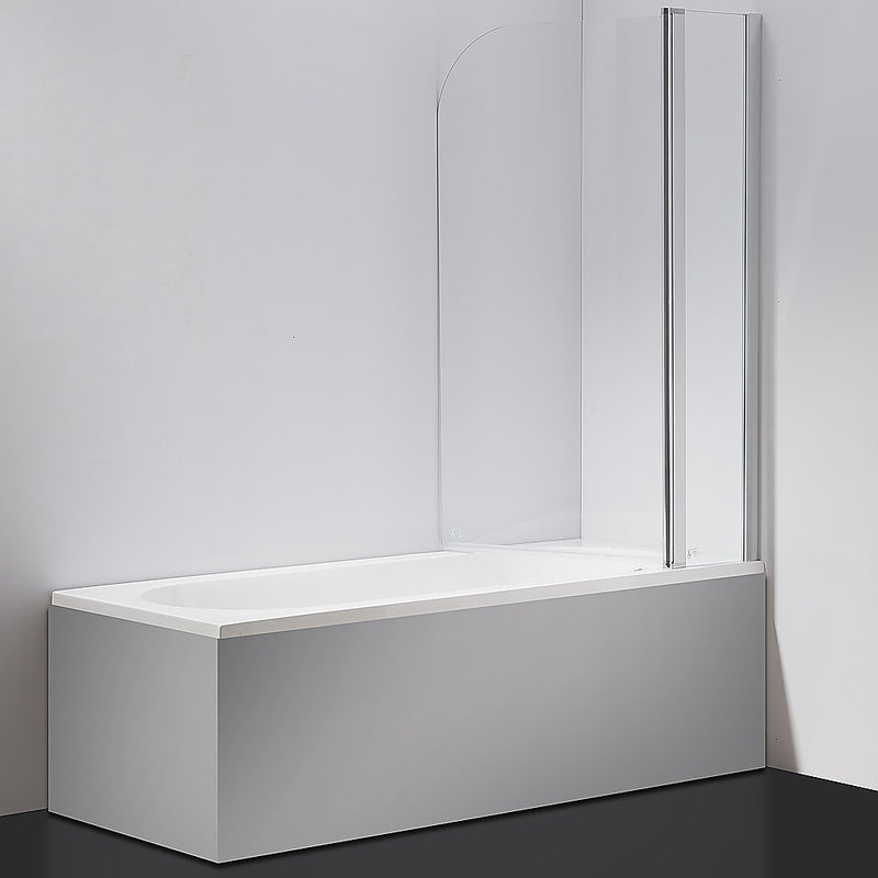 180 Degree Pivot Door 6mm Safety Glass Bath Shower Screen 1200x1400mm By Della Francesca