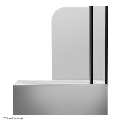 180 Degree Pivot Door 6mm Safety Glass Bath Shower Screen 1000x1400mm By Della Francesca