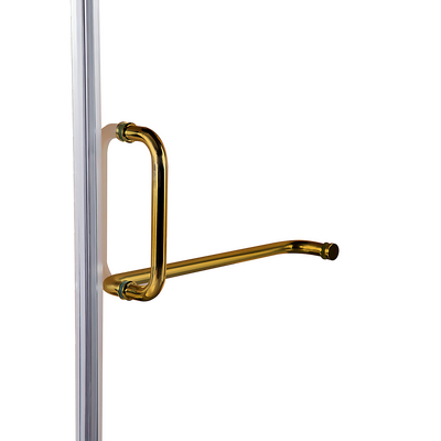 90 x 200cm Wall to Wall Frameless Shower Screen 10mm Glass By Della Francesca