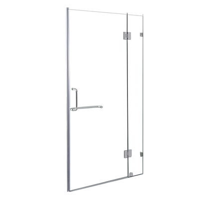 100 x 200cm Wall to Wall Frameless Shower Screen 10mm Glass By Della Francesca