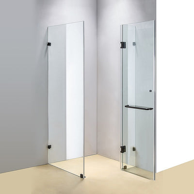 1100 x 900mm Frameless 10mm Glass Shower Screen By Della Francesca