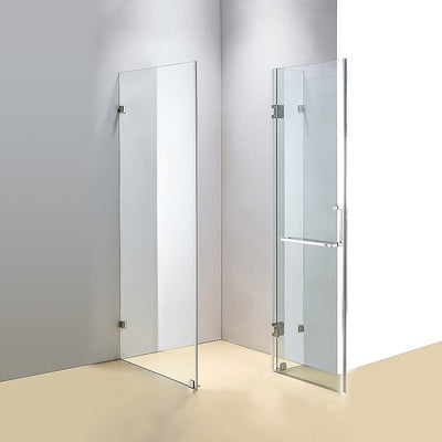 1200 x 800mm Frameless 10mm Glass Shower Screen By Della Francesca