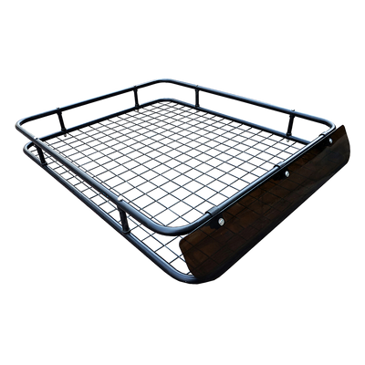 Universal Roof Rack Basket - Car Luggage Carrier Steel Cage Vehicle Cargo