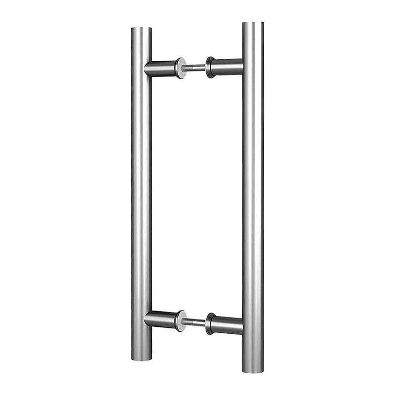 Round 300mm Push Pull Stainless Steel Door Handle Entrance Entry Shower Glass