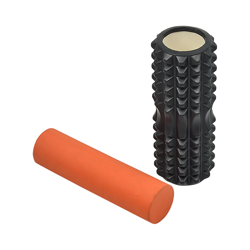 2 IN 1 Physio EVA PVC Foam Yoga Roller Gym Back Training Exercise Massage