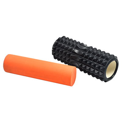 2 IN 1 Physio EVA PVC Foam Yoga Roller Gym Back Training Exercise Massage