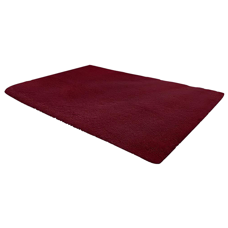 230x200cm Floor Rugs Large Shaggy Rug Area Carpet Bedroom Living Room Mat - Burgundy