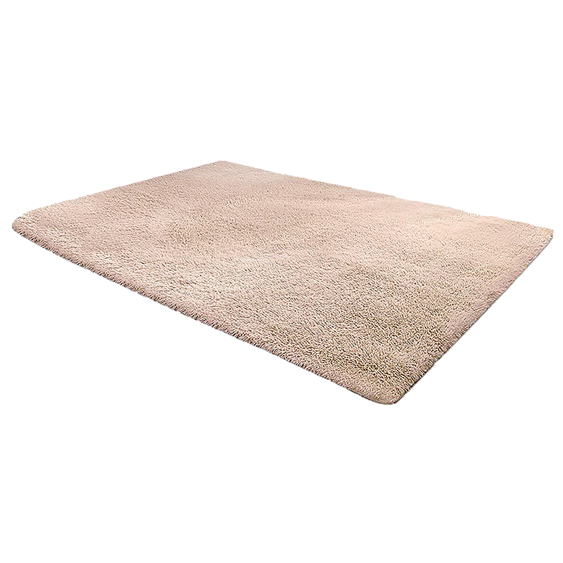 200x140cm Floor Rugs Large Shaggy Rug Area Carpet Bedroom Living Room Mat - Beige