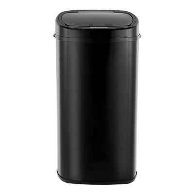 68L Motion Sensor Bin Automatic Stainless Steel Kitchen Rubbish Trash - Black