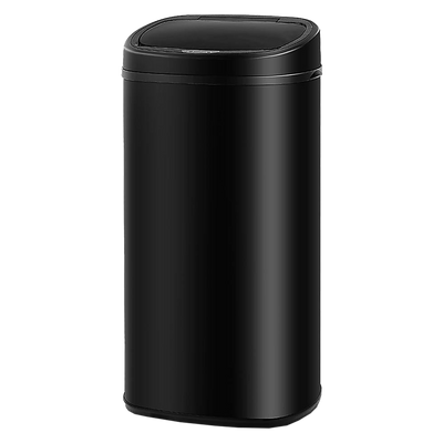 68L Motion Sensor Bin Automatic Stainless Steel Kitchen Rubbish Trash - Black