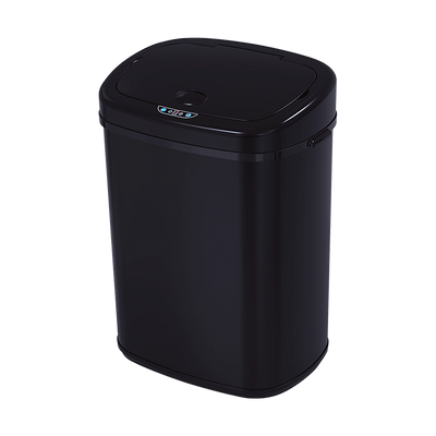 68L Motion Sensor Bin Automatic Stainless Steel Kitchen Rubbish Trash - Black
