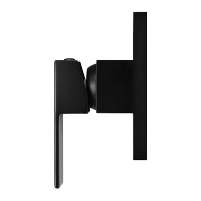 Polished Black Bathroom Shower Wall Mixer w/ WaterMark