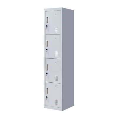 4-Door Vertical Locker for Office Gym Shed School Home Storage