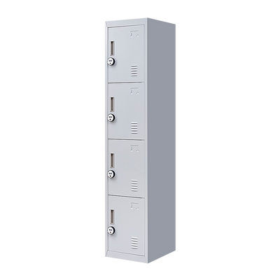 4-Door Vertical Locker for Office Gym Shed School Home Storage