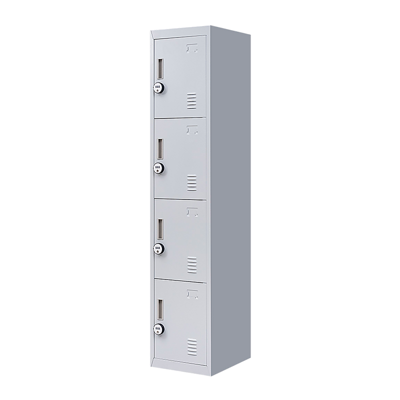 4-Door Vertical Locker for Office Gym Shed School Home Storage