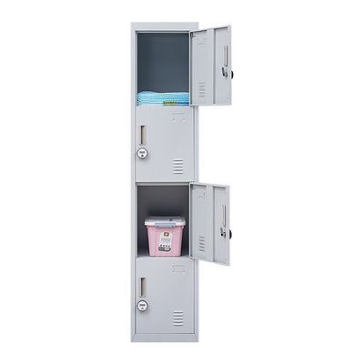 4-Door Vertical Locker for Office Gym Shed School Home Storage